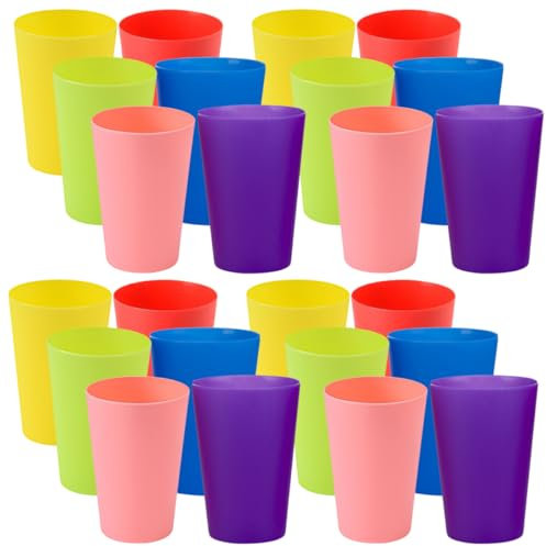 Toddmomy 24pcs Educational Stacking Cups for Boy Girl Boys and Girls Toys Red Party Supplies for