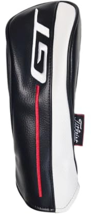 Titleist GT Hybrid Rescue Golf Club Headcover, Black and White, Adjustable Tag, Compatible with GT1, GT2, GT3