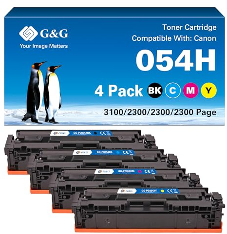 G&G Toner Kompatibel mit Canon 054H 054 CRG-054H CRG-054(054H)