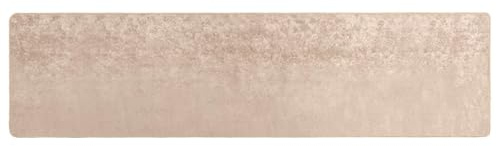 vidaXL Teppichläufer MARSA Beige 50 x 400 cm Polyester und PVC