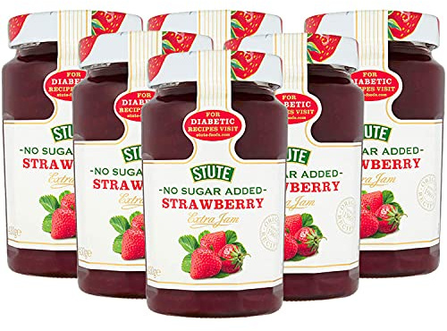 Stute Diabetic Strawberry Extra Jam, 430 g, Pack of 6