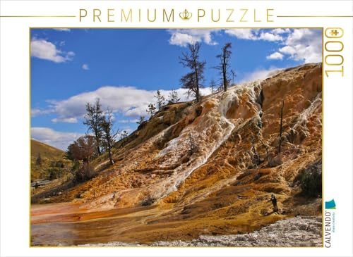 CALVENDO Puzzle Mammoth Hot Springs Yellowstone | 1000 Teile Lege-Größe 64 x 48 cm Foto-Puzzle für glückliche Stunden