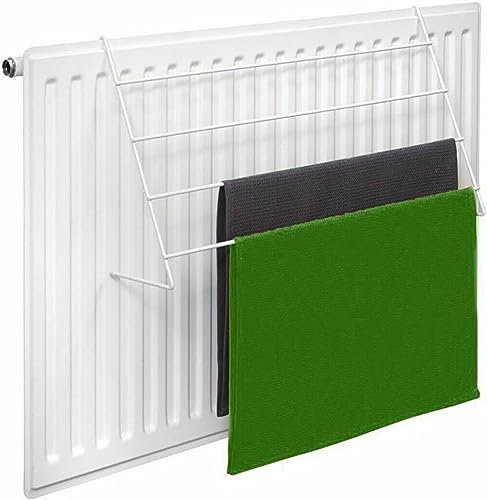 Wilsons Direct 4 Bar Radiator Metal Airer Radiator Towel Holder Clothes Dryer Drying Rack Rail (1 x 4 Bar Airer)
