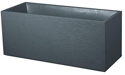 Jardinière Graphit gris anthracite - 99.5 x 39.5 x 43.5cm 98L - EDA Plastique