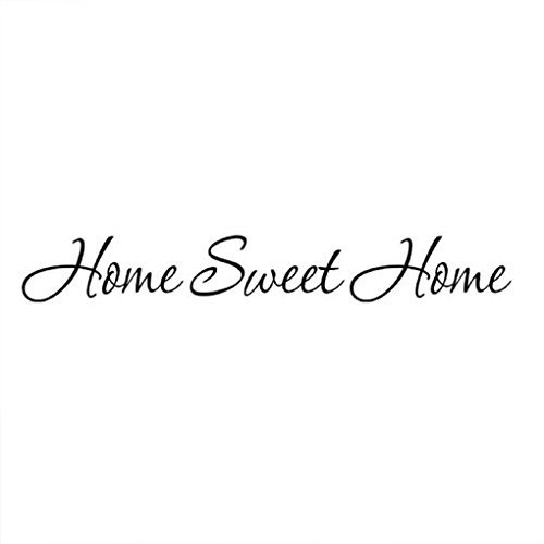 Fangfeen Abnehmbarer Wandtattoo Aufkleber Home Sweet Home Schlafzimmer-Dekor-Kunst-DIY Tapete