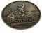 Xwest Deer Country Hunting Belt Buckle Gürtelschnallen Braun