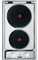 De Longhi Serie Domino - Piano cottura elettrico 2 Fuochi da 30 cm, colore Inox