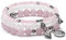 JSDDE Schmuck Wickelarmband Mehrschichtiges Armbänder Set Freundschaftsarmband Partnerarmbänder aus Edelsteine Heilsteine mit Lotus Blätter Anhänger für Damen Frauen (Rosenquarz)