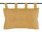 Caritex Cuscino Testata Letto Singolo o Matrimoniale, Testiera Letti Imbottita, Schienale Letto con Bottoni Decorativi, 45x70 cm, Con Passanti Per un Facile Montaggio BEA S809 (Cammello)