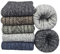 YSense Beau Dicke Damen Socken 5 Paar Merino Wollsocken Warme Stricksocken Damensocken Thermosocken für Damen Winter