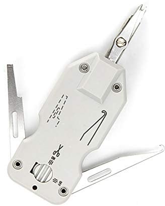 IDC Cable Punch Down Tool Network Phone Panel Module Cat5e Cat6 Network Telephone Insertion Cable Cutter Stripper