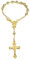 BOBIJOO JEWELRY - Mini Chapelet Voiture Camion Bracelet Marie Vierge Croix Pendentif Tout Or