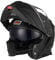 ORIGINE Motorradhelm Bluetooth Klapphelm Integralhelm ECE Mit Doppelvisier (SOLID MATT Black,S)
