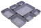 Smilbaley 7 Pcs Schubladen-Organizer-System, Schrank Organizer Kleiderschrank, Schubladen-Organizer, Küchenaufbewahrungsboxfür Büro, Kommode, Badezimmer, Nachttisch, Schlafzimmer