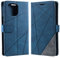 Vankii Kompatibel mit Xiaomi Mi 11 5G Hülle, Flip Wallet Handyhülle PU Leder Brieftasche Tasche Case Stoßfeste Schutzhülle [Kartenschlitzen] [Magnetverschluss] [Standfunktion] (Blau)