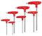 WISEUP 7Pcs Jeu de Clé Allen, Cle allen en T Métrique, Anti-rouille clés allen avec Tête Plate, Professional Jeu de clés Allen, pour Réparation de Vélos Assemblage de Meubles
