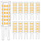 TIAFELNGLY G9 LED Warmweiß 7W, Warmweiss LED Lampen G9 Leuchtmittel, Ersatz für 50W 55W Halogenlampe，360°Abstrahlwinkel Birne 10-er Pack