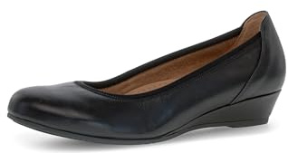 Gabor Damen Keilpumps, Frauen Pumps,Moderate Mehrweite (G),schwarz (57),41 EU / 7.5 UK