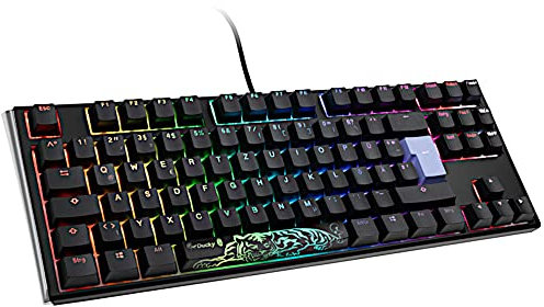 Ducky One 3 Mechanische Tastatur - Mechanical Keyboard - Gaming Mechanisch - - - TKL-Format 80% - MX-Silent-Red, TKL - 80% Black