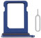 Perzework SIM Card Tray Holder Slot Ersatz Kompatibel mit iPhone 13 (Blau) mit wasserdichtem Gummiring und Auswurfstift