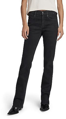 G-STAR RAW Damen Noxer Bootcut Jeans, Blau (Worn in Midnight Black od D21437-A634-G117), 25W / 30L