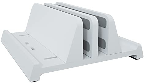 Laptopständer mit Steckplatz - Laptopständer mit Steckplatz | Laptop-Ständer mit Steckplatz | 3 in 1 Laptop-Tischständer mit Einstellbarer Dock-Größe für Laptop, T, Telefone