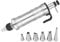 Cookie Biscuit Press Gun, Multifunctional Stainless Steel Cake Icing Decorating Tool with Nozzles, 6 in 1 Cookie Making Tool Set for Baking (Black)