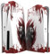 eXtremeRate Re-Design eXcover Shell für ps5 Konsole Disc Edition, Intergriert Abdeckung Seitenplatten&Mittel Aufkleber Ersatzteile für ps5 Disc Version Console(Blut Zombie)–Keine Konsole