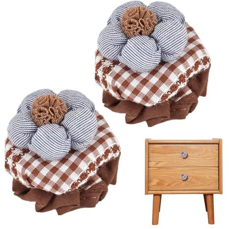 Doorknob Gloves - Cloth Flower Knob Covers | Non-Slip Door Handle Protector, Round Door Knob Cushion Cover for Closet and Drawer