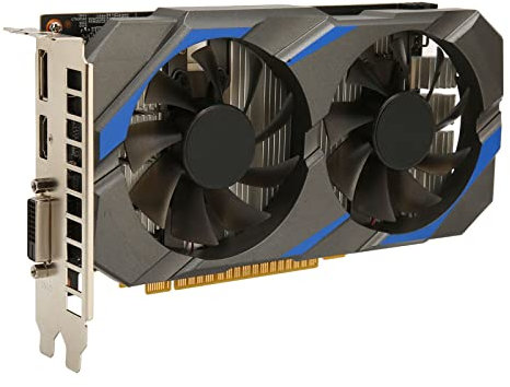 1050 Ti Graphics Card, 4GB GDDR5 128 Bit PCI Express 3.0x16 Interface Dual Fans Gaming Graphics Card, DVI DP HDMI Video Card