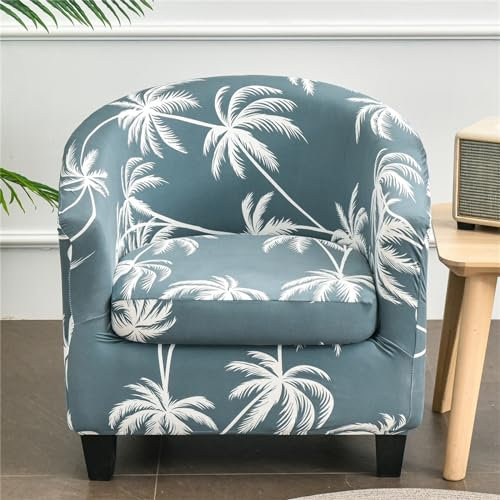Morbuy Sesselbezug Stretch mit Armlehne, 2er Set Sessel Überzug Universal Sesselhussen Stretch Weich Sesselüberzug Elastisch Hussen für Clubsessel Cocktailsessel (Weiße Kokosnuss)