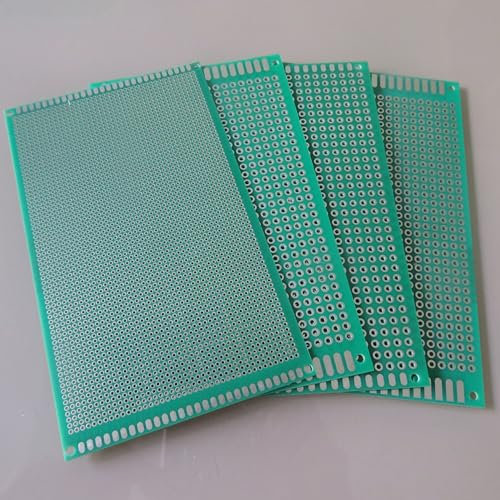 2Stk/lot 9x15cm Pitch 2.0 3.81 3.96 4.2 5.08mm einseitig pcb platine Lochabstand Lochrasterplatine Punktraster Leiterplatte Experiment Hartpapier circuit board (Lochabstand/Pictch 3.96mm)