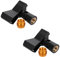 2Pcs Mic Clips for Stands, Microphone Clip Holders with 2Pcs 5/8” Male to 3/8” Female Screw Adapter Adjustable Mic Clamp for Wireless and Wired Mics