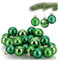 com-four® 40x Weihnachtskugel - Baumschmuck für die Weihnachtstanne - Mini-Glaskugeln Ø 3 cm - Weihnachtsdeko - kleine Christbaumkugeln aus echtem Glas für Weihnachten