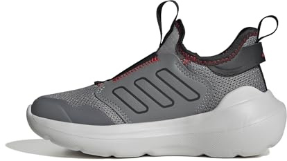 adidas Unisex Kids TENSAUR Comfort Shoes Children, Grey Three/core Black/Pure Ruby, 11 UK Child