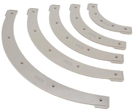 Aramox Router Radius Jig Rundbogen-Radius-Schablonen R100 R150 R200 R250 R300 Bogen-Schneidwerkzeug für Holzbearbeitung mit Manueller Handsteuerung