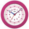 Atlanta 4481/17 Wanduhr für Mädchen für Kinder Rosa Pink - 4481-17