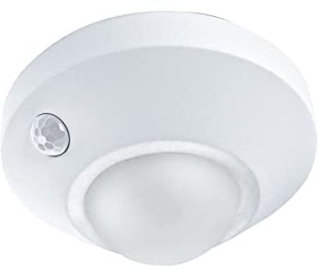 LEDVANCE LED Batteriebetriebene Leuchte, Leuchte für Innenanwendungen, Bewegungssensor, Tag-Nacht-Sensor, Kaltweiß, 86,0 mm x 47,0 mm, NIGHTLUX Ceiling