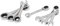 FAST WORLD SHOPPING ® Set Chiavi Combinate 7 Pezzi Chiave A Cricchetto Corte Fissa Aperta Stella Chiusa Cromo Vanadio Utensili Chiavini