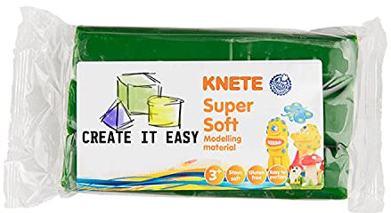 NEU CREATE IT EASY Supersoft Knete, 500 g, Grün