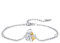 CHENGHONG Armband Hund 925 Sterling Silber Hunde Schmuck mit Mädchen Armbänder Hund Geschenke für Hundeliebhaberin Damen…
