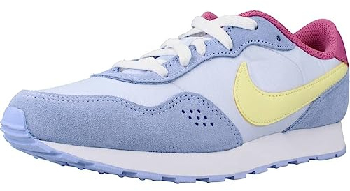 Nike MD Valiant Sneaker, Kobalt Bliss/Citron Tint-Football Grau, 38.5 EU