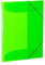 HERMA Sammelmappe A3 Neon Grün Transluzent, Eckspanner-Mappe aus Kunststoff mit Gummizug und Innenklappen für Kinder, Jungen und Mädchen