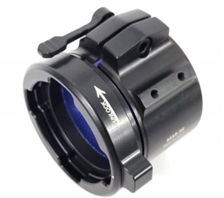 Rusan Modular Adapter MAR für Wärmebild- und Nachtsichteräte - für Zieloptik/Zielfernrohr BZW. Vorsatzgerät (Wärmebildkamera/Nachtsuchtgerät) - robust & schussfest (51 mm Durchmesser)