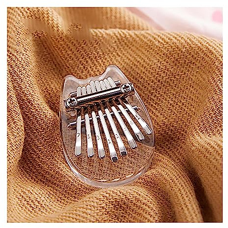 Piano de pulgar de 8 teclas mini kalimba piano de dedo cristal kalimba piano de pulgar pequeño instrumento musical