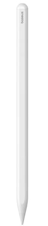 Baseus Tablet Tool Pen Smooth Writing 2 Wireless Charging with LED Indicator + Active Replaceable Tip for iPad, White (P80015803213-00)