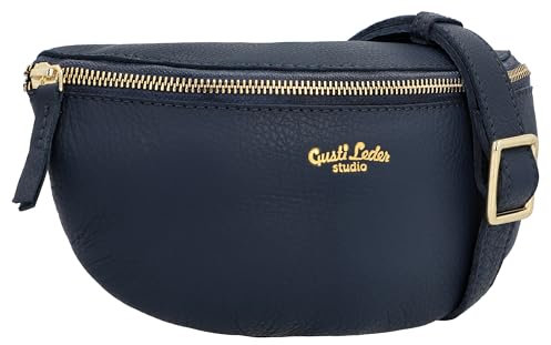 Gusti Leder Gürteltasche Rosamonde I Bauchtasche I Crossbody Bag Damen aus hochwertigem Leder mit verstellbarem Gürtel