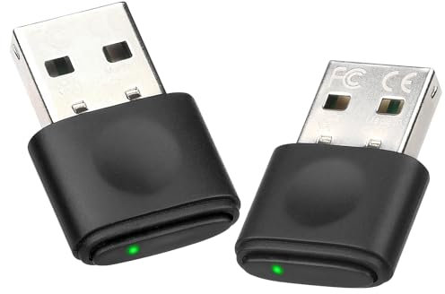 [2 Stück]Rii Mouse Jiggler Nicht Nachweisbar, USB Mouse Mover mit EIN/AUS-Schalter und 2Jiggler-Modi, Treiberfreier Mausbeweger homeoffice Wackelmaus, Plug and Play, Hält Computer/Laptop Wach, Schwarz