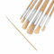 Lot de 6 petits pinceaux ronds en poils de différentes tailles ou lot (6 pièces, 6 mm)