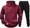 Deals of The Day Jogginganzug Herren Set Winter Warm Trainingsanzug Casual Hausanzug Kapuze mit Tasche Tracksuit Langer Outwear Sport Outfit Damen Schuhe Sale